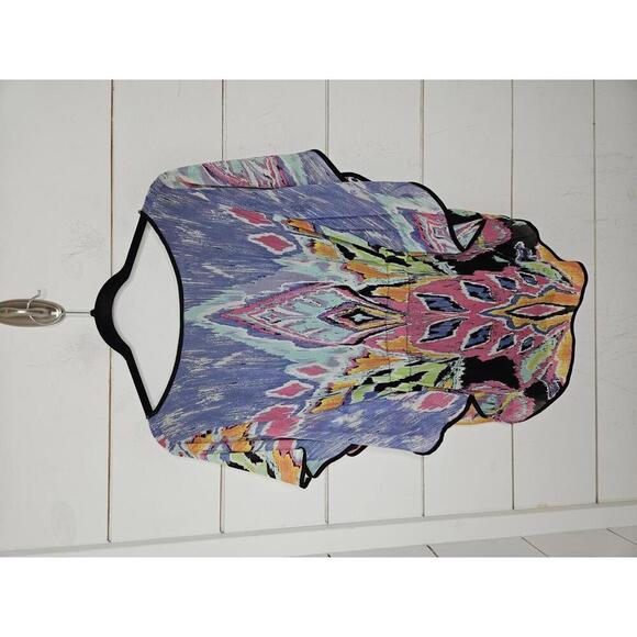 Beige by ECI large multicolored butterfly blouse - Picture 2 of 5